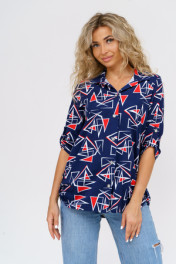 сине-красный