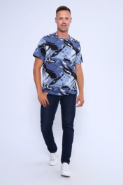 серо-голубой