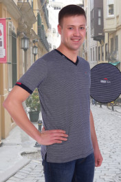 синий