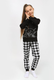 черный/черная клетка