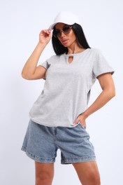 серый меланж