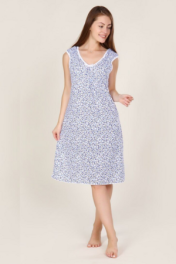 голубые цветы