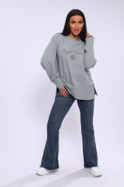 серый меланж