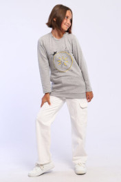 серый меланж