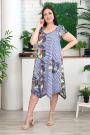 пальмы синий