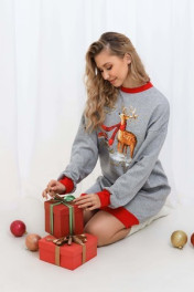 серый меланж