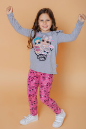 серый меланж