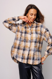 синий/клетка