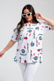 глаза на белом