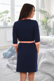 синий+коралл