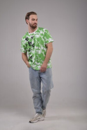 белый, зеленый