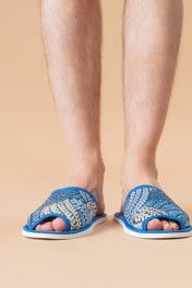 косички/синий