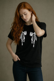 черная+бантики