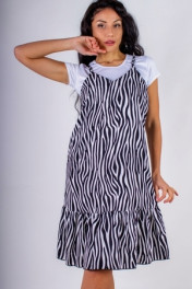 Черно-белый зебра