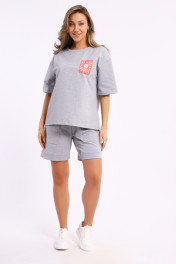 серый меланж