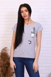 серый меланж