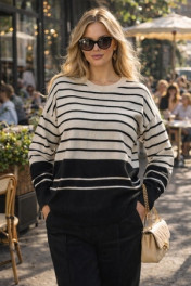 молочный+черная полоса