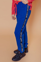 синий с полосой