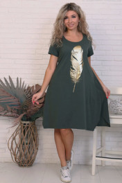 хаки-меланж