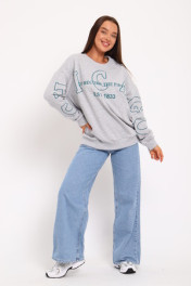 серый меланж