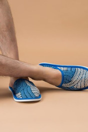 косички/синий