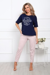 синий, розовый меланж