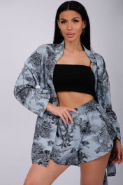 серо-голубой