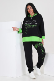 черный+зеленый