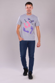 серый меланж