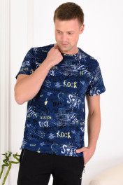 синий