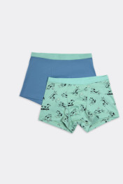 собачки на зеленом+синий