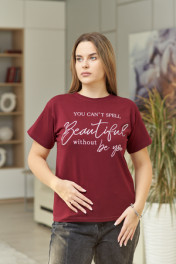 темно-бордовый