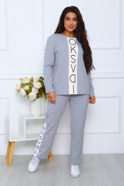 серый меланж