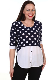 крупный горох+белый низ