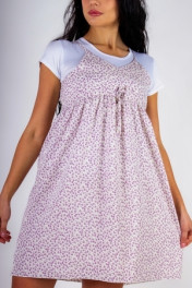 молочный+сиреневый цветочек