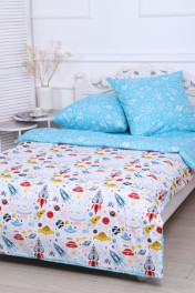 голубой-белый