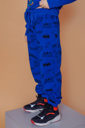 синий с принтом