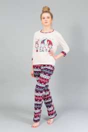 бежевый-красный