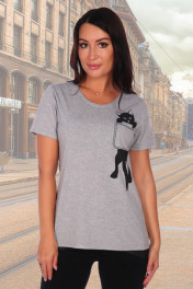 серый меланж