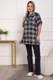 зеленый/клетка