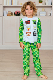 белый/зеленый