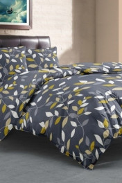 листики на сером