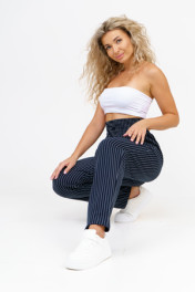 синий с полосой