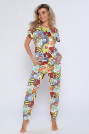 голубой/желтый