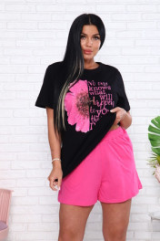 розовый,черный