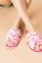 звезды/бордовый