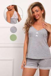 серый меланж