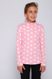 розовый сердечки