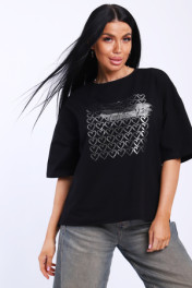 черный+серебро