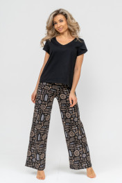 черно-бежевый